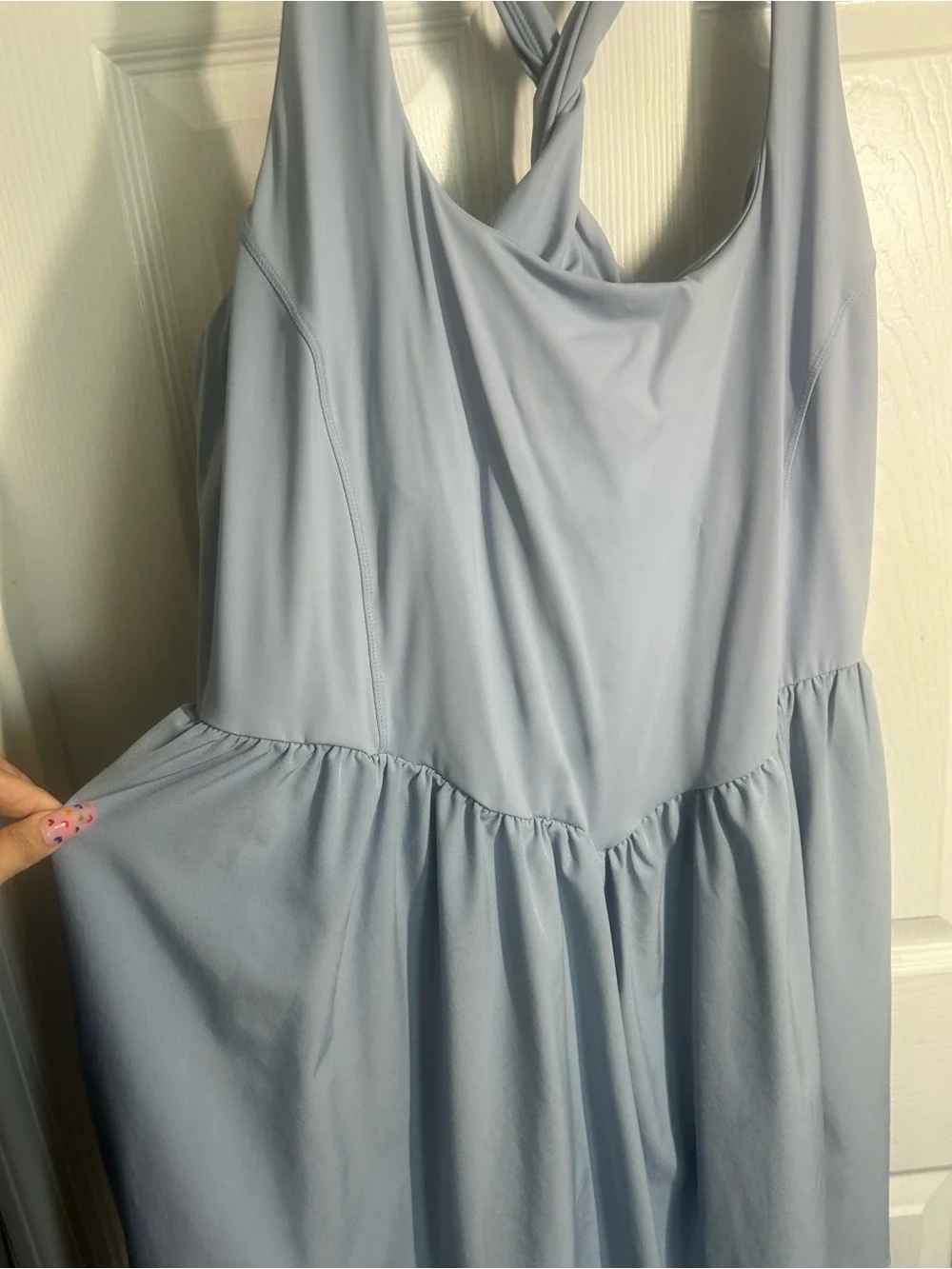 Halara Breezeful Mini Active Dress Light Blue 3X - Picture 5 of 10